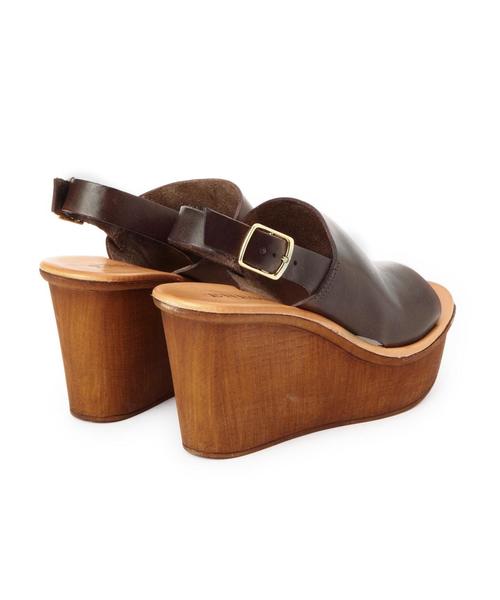 Another Edition（アナザーエディション）の「ENESSウェッジサンダル/BCENESS WEG SNDL90（サンダル・レディース・ブラック/ダークブラウン・38/37/36）」の12枚目の写真