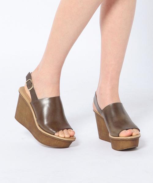 Another Edition（アナザーエディション）の「ENESSウェッジサンダル/BCENESS WEG SNDL90（サンダル・レディース・ブラック/ダークブラウン・38/37/36）」の8枚目の写真