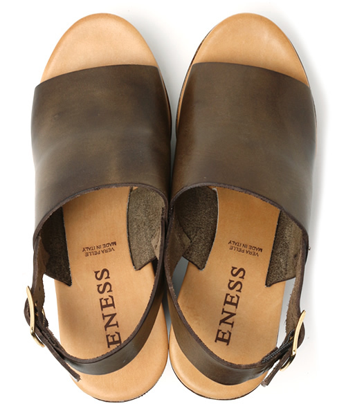 Another Edition（アナザーエディション）の「ENESSウェッジサンダル/BCENESS WEG SNDL90（サンダル・レディース・ブラック/ダークブラウン・38/37/36）」の10枚目の写真