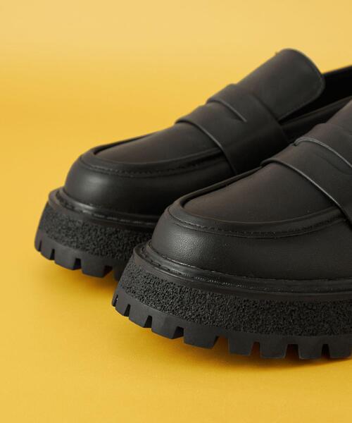 CITEN（シテン）の「＜CITEN＞トラックソール ローファー（ローファー・レディース・ブラック・23cm/23.5cm/24cm/24.5cm）」の9枚目の写真