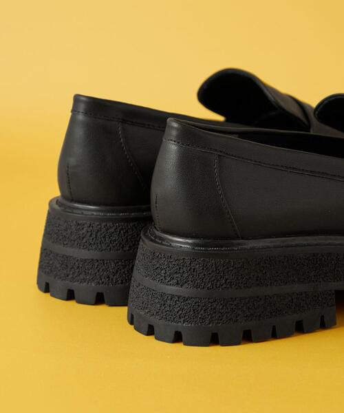 CITEN（シテン）の「＜CITEN＞トラックソール ローファー（ローファー・レディース・ブラック・23cm/23.5cm/24cm/24.5cm）」の10枚目の写真