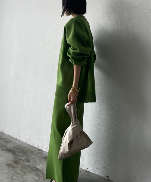 AIC.（エーアイシー）の「再入荷 サイドスリットスポンジニットロング