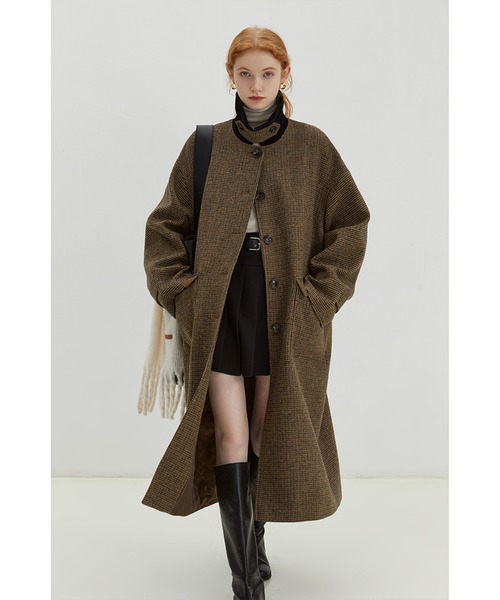 Fano Studios（ファノ ストゥディオズ）の「ベルベットカラー チェック