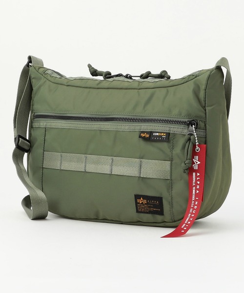 Alpha Industries（アルファインダストリーズ）の「ナイロンコーデュラツイル ショルダーバッグ（ショルダーバッグ・メンズ・ブラック/ネイビー/グリーン・FREE）」の3枚目の写真