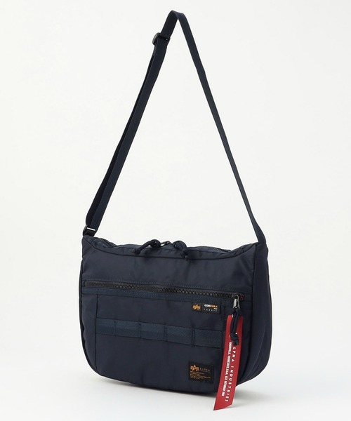 Alpha Industries（アルファインダストリーズ）の「ナイロンコーデュラツイル ショルダーバッグ（ショルダーバッグ・メンズ・ブラック/ネイビー/グリーン・FREE）」の14枚目の写真