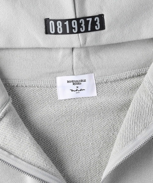 Right-on(ライトオン)の「mnmジップパーカー(パーカー・レディース・ホワイト/ブラック/グレー・L/M)」の13枚目の写真