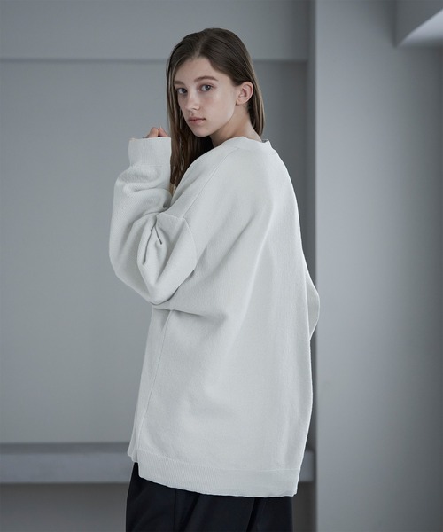 SERACE(セラス)の「【SERACE】Loose silhouette light cardigan / ルーズシルエットライトカーディガン(カーディガン/ボレロ・メンズ・ホワイト/ブラック/グレー・M/L)」の20枚目の写真