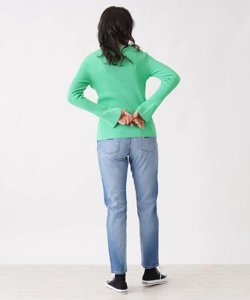 Brahmin（ブラーミン）の「【BRAHMIN】ボートネックニットプルオーバー（ニット/セーター・レディース・オフホワイト/クリアグリーン/ダークネイビー/レモンイエロー・2）」の22枚目の写真