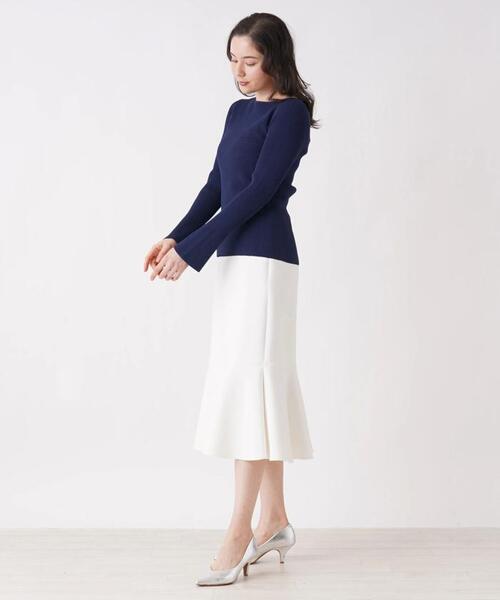 Brahmin（ブラーミン）の「【BRAHMIN】ボートネックニットプルオーバー（ニット/セーター・レディース・オフホワイト/クリアグリーン/ダークネイビー/レモンイエロー・2）」の20枚目の写真