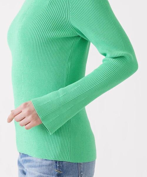 Brahmin（ブラーミン）の「【BRAHMIN】ボートネックニットプルオーバー（ニット/セーター・レディース・オフホワイト/クリアグリーン/ダークネイビー/レモンイエロー・2）」の13枚目の写真