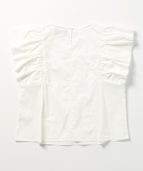 B:MING by BEAMS(ビーミングバイビームス)の「ビーミング by ビームス / 袖フリルブラウス(シャツ/ブラウス・レディース・ホワイト/ブラック/サックスブルー・ONE SIZE)」の5枚目の写真