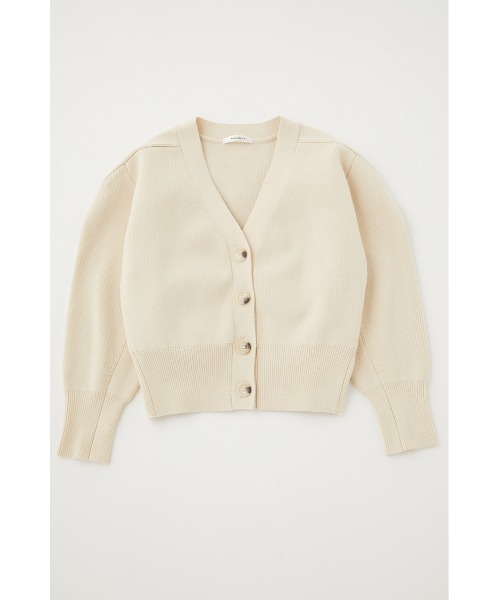 MOUSSY（マウジー）の「KNIT CARDIGAN（カーディガン/ボレロ・レディース・ライトグリーン/ブラウン/アイボリー・FREE）」の2枚目の写真