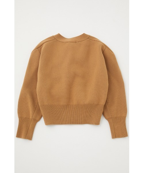 MOUSSY（マウジー）の「KNIT CARDIGAN（カーディガン/ボレロ・レディース・ライトグリーン/ブラウン/アイボリー・FREE）」の10枚目の写真