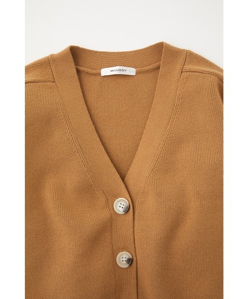 MOUSSY（マウジー）の「KNIT CARDIGAN（カーディガン/ボレロ・レディース・ライトグリーン/ブラウン/アイボリー・FREE）」の11枚目の写真
