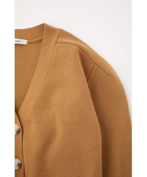 MOUSSY（マウジー）の「KNIT CARDIGAN（カーディガン/ボレロ・レディース・ライトグリーン/ブラウン/アイボリー・FREE）」の12枚目の写真