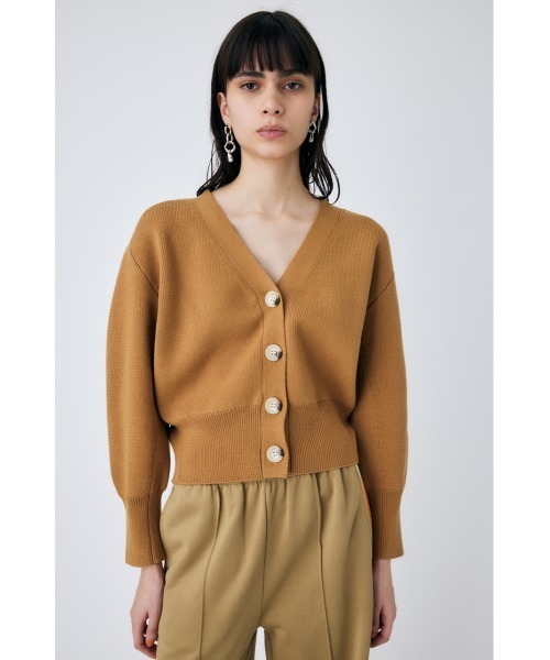 MOUSSY（マウジー）の「KNIT CARDIGAN（カーディガン/ボレロ・レディース・ライトグリーン/ブラウン/アイボリー・FREE）」の19枚目の写真