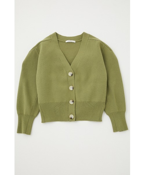 MOUSSY（マウジー）の「KNIT CARDIGAN（カーディガン/ボレロ・レディース・ライトグリーン/ブラウン/アイボリー・FREE）」の18枚目の写真