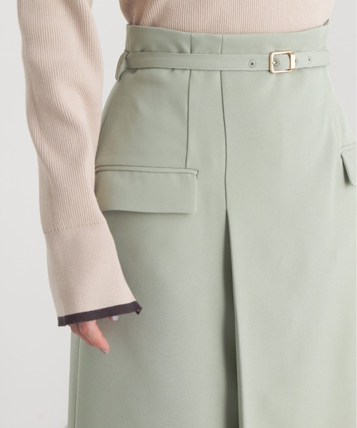 N.（N. Natural Beauty Basic）（エヌエヌナチュラルビューティーベーシック）の「【S Size Line】◆ベルト付ラップ風タイトスカート（スカート・レディース・ホワイト/ベージュ/ミント・SMALL/MEDIUM）」の16枚目の写真