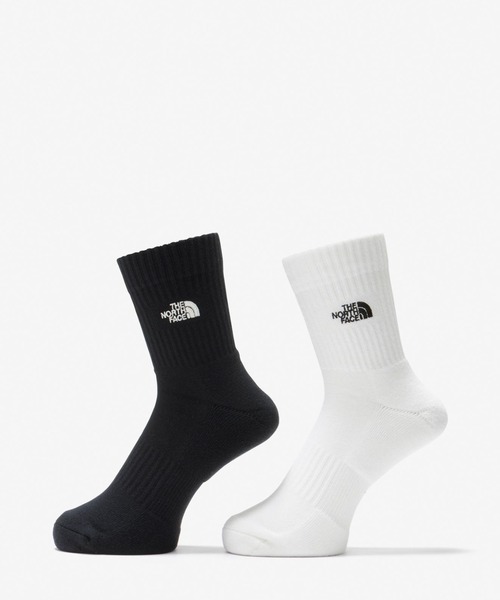 THE NORTH FACE（ザノースフェイス）の「THE NORTH FACE/ザ・ノース・フェイス ソックス TNF LOGO 2P CREW ロゴ 2P クルー NN82310（ソックス/靴下・メンズ・イエロー系その他/ブラック×ホワイト/ブラウン系その他4/グレー系その他/ブラウン系その他/オレンジ系その他/ベージュ系その他/ブラウン系その他2/ブラウン系その他3/ブラウン系その他5/ベージュ系その他2・M/L/S）」の2枚目の写真