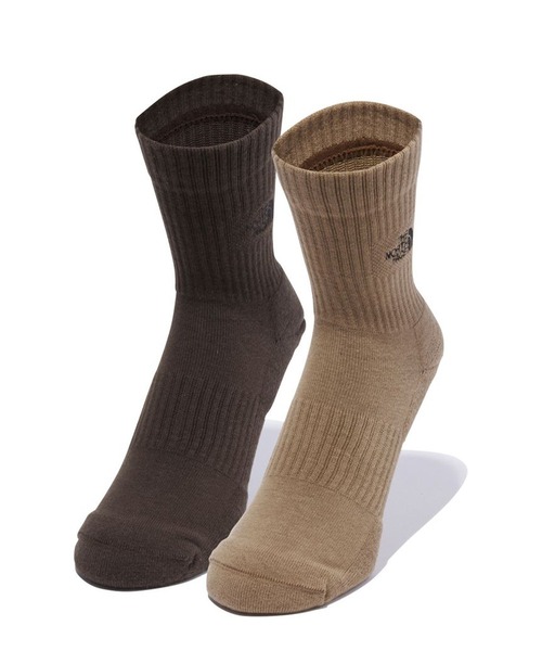 THE NORTH FACE（ザノースフェイス）の「THE NORTH FACE/ザ・ノース・フェイス ソックス TNF LOGO 2P CREW ロゴ 2P クルー NN82310（ソックス/靴下・メンズ・イエロー系その他/ブラック×ホワイト/ブラウン系その他4/グレー系その他/ブラウン系その他/オレンジ系その他/ベージュ系その他/ブラウン系その他2/ブラウン系その他3/ブラウン系その他5/ベージュ系その他2・M/L/S）」の6枚目の写真