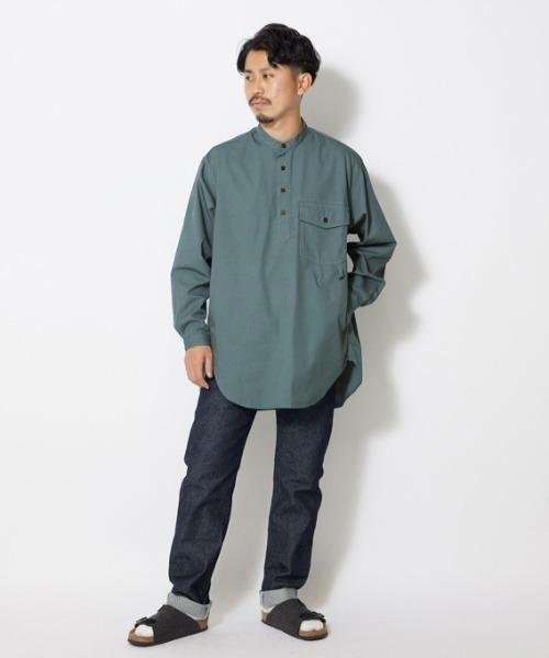 Snow Peak（スノーピーク）の「TAKIBI Light Ripstop Pullover（シャツ/ブラウス・メンズ・ネイビー/アイボリー/ブラック・LARGE/MEDIUM/SMALL/X-LARGE）」の14枚目の写真
