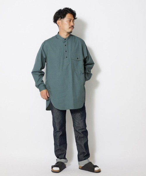 Snow Peak（スノーピーク）の「TAKIBI Light Ripstop Pullover（シャツ/ブラウス・メンズ・ネイビー/アイボリー/ブラック・LARGE/MEDIUM/SMALL/X-LARGE）」の15枚目の写真