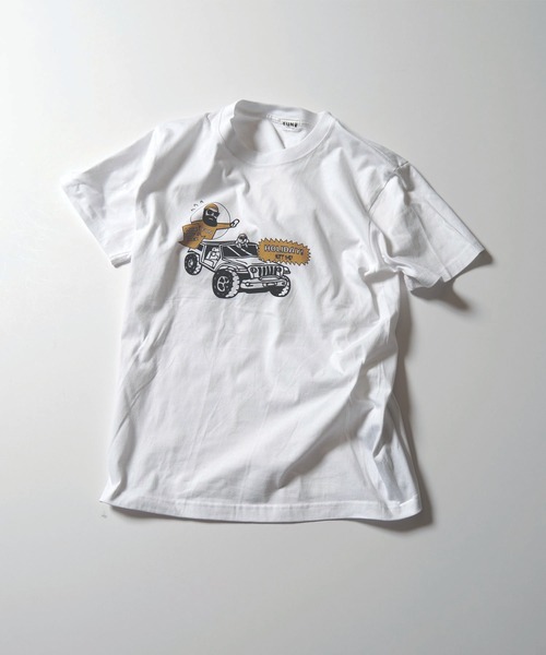 modem design(モデムデザイン)の「MODEM DESIGN モデムデザイン jeep ojisan Tee tシャツ(Tシャツ/カットソー・メンズ・ホワイト/カーキ・SMALL/MEDIUM/LARGE/X-LARGE)」の6枚目の写真