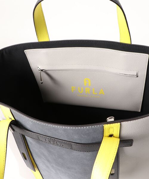 FURLA（フルラ）の「フルラ ジョーヴェ トートバッグ L（トートバッグ・メンズ・グレー系その他・ONE SIZE）」の5枚目の写真