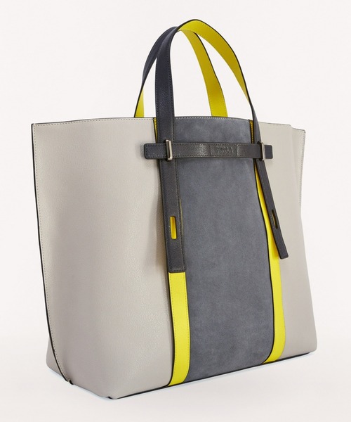 FURLA（フルラ）の「フルラ ジョーヴェ トートバッグ L（トートバッグ・メンズ・グレー系その他・ONE SIZE）」の6枚目の写真