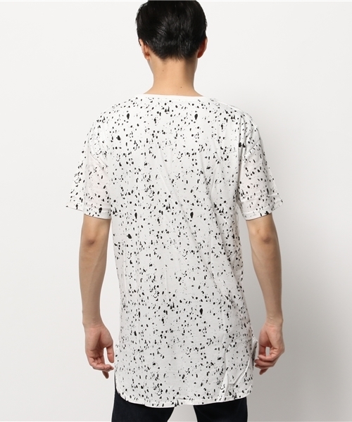 WEGO(ウィゴー)の「WEGO/パターンラウンドロングTシャツ(Tシャツ/カットソー・メンズ・ホワイト系その他/その他2/ブラック系その他/その他1・MEDIUM/LARGE)」の7枚目の写真