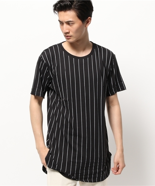 WEGO(ウィゴー)の「WEGO/パターンラウンドロングTシャツ(Tシャツ/カットソー・メンズ・ホワイト系その他/その他2/ブラック系その他/その他1・MEDIUM/LARGE)」の14枚目の写真