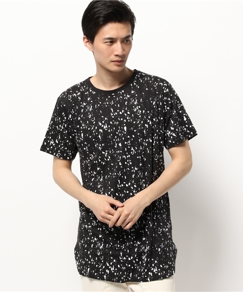 WEGO(ウィゴー)の「WEGO/パターンラウンドロングTシャツ(Tシャツ/カットソー・メンズ・ホワイト系その他/その他2/ブラック系その他/その他1・MEDIUM/LARGE)」の16枚目の写真