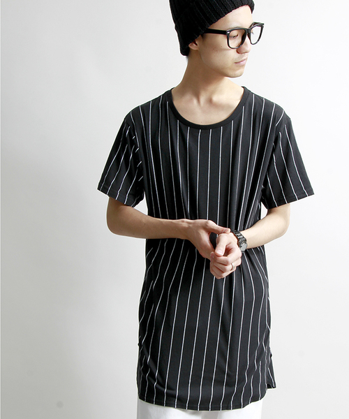 WEGO(ウィゴー)の「WEGO/パターンラウンドロングTシャツ(Tシャツ/カットソー・メンズ・ホワイト系その他/その他2/ブラック系その他/その他1・MEDIUM/LARGE)」の19枚目の写真