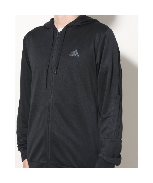 adidas(アディダス)の「アディダス adidas M 3S DK トラックスーツ(ジャージ・メンズ・ブラック×ホワイト/ブラック×ブラック/ネイビー・M/S/LL/L/3L)」の16枚目の写真