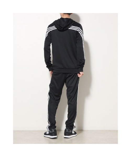 adidas(アディダス)の「アディダス adidas M 3S DK トラックスーツ(ジャージ・メンズ・ブラック×ホワイト/ブラック×ブラック/ネイビー・M/S/LL/L/3L)」の10枚目の写真