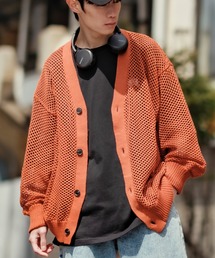 NULL | 【NULL】メッシュ編み カーディガン(カーディガン/ボレロ)