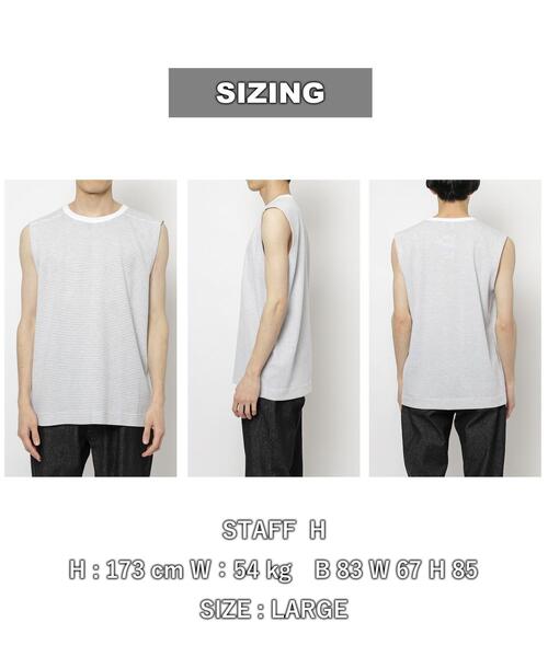 coen（コーエン）の「ワッフルタンクトップ（タンクトップ・メンズ・ホワイト/グレー/その他1・S/M/L）」の17枚目の写真