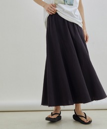 SALON adam et rope' | 【セットアップ対応・洗える】オーガニックコットンガーゼフレアースカート(スカート)