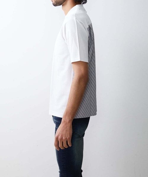 MK MICHEL KLEIN HOMME (エムケーミッシェルクランオム)の「ドッキングカットソー(Tシャツ/カットソー・メンズ・ブラック/ブルー/ホワイト・48/51/46)」の7枚目の写真