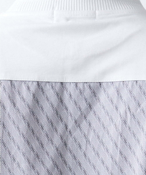 MK MICHEL KLEIN HOMME (エムケーミッシェルクランオム)の「ドッキングカットソー(Tシャツ/カットソー・メンズ・ブラック/ブルー/ホワイト・48/51/46)」の9枚目の写真