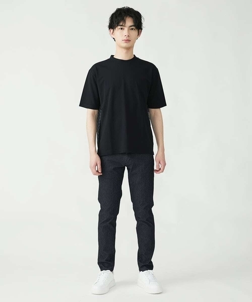 MK MICHEL KLEIN HOMME (エムケーミッシェルクランオム)の「ドッキングカットソー(Tシャツ/カットソー・メンズ・ブラック/ブルー/ホワイト・48/51/46)」の10枚目の写真