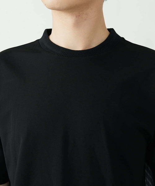 MK MICHEL KLEIN HOMME (エムケーミッシェルクランオム)の「ドッキングカットソー(Tシャツ/カットソー・メンズ・ブラック/ブルー/ホワイト・48/51/46)」の13枚目の写真