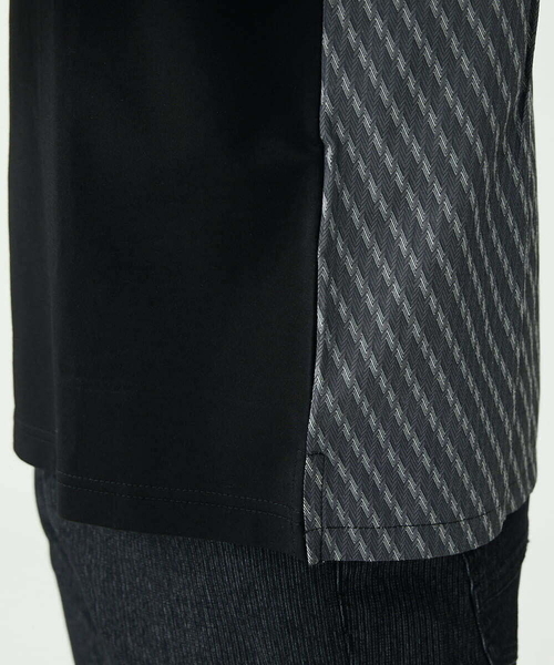 MK MICHEL KLEIN HOMME (エムケーミッシェルクランオム)の「ドッキングカットソー(Tシャツ/カットソー・メンズ・ブラック/ブルー/ホワイト・48/51/46)」の15枚目の写真