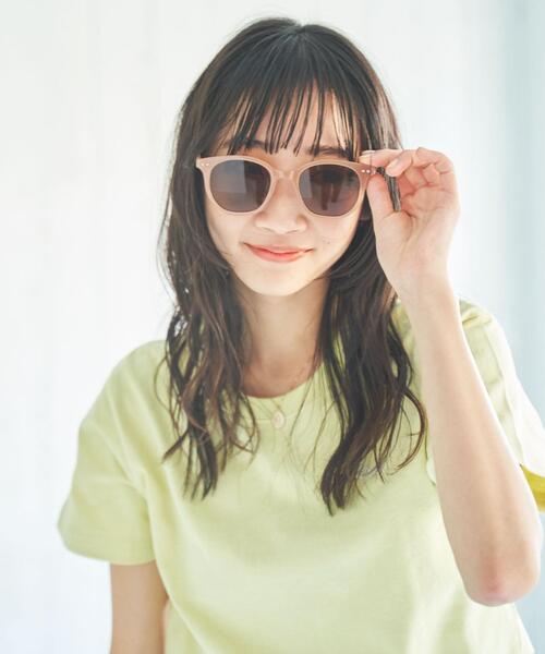 coen（コーエン）の「ウエリントングラス（サングラス・レディース・ブラック/ベージュ・FREE）」の6枚目の写真