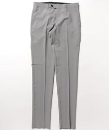 m.f.editorial | エムエフエディトリアルメンズ/m.f.editorial:MEN ストレッチウォッシャブル スリムフィット ノータックパンツ グレー千鳥(スーツパンツ)