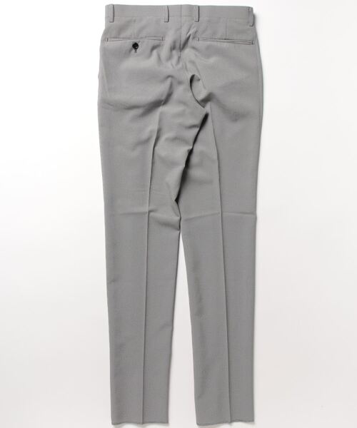 m.f.editorial（エムエフエディトリアル）の「m.f.エディトリアル メンズ ストレッチウォッシャブル  ノータックパンツ グレー千鳥（スーツパンツ・メンズ・グレー系その他2・3L/X-LARGE/S/LARGE/MEDIUM）」の2枚目の写真