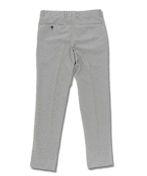 m.f.editorial（エムエフエディトリアル）の「m.f.エディトリアル メンズ ストレッチウォッシャブル  ノータックパンツ グレー千鳥（スーツパンツ・メンズ・グレー系その他2・3L/X-LARGE/S/LARGE/MEDIUM）」の6枚目の写真