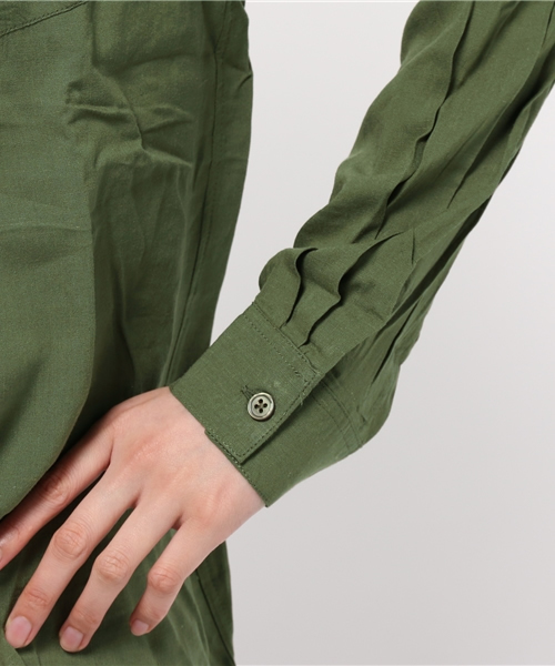 CIAOPANIC（チャオパニック）の「【Ciaopanic】　R/LiミリタリーSH（シャツ/ブラウス・レディース・カーキ・FREE）」の6枚目の写真