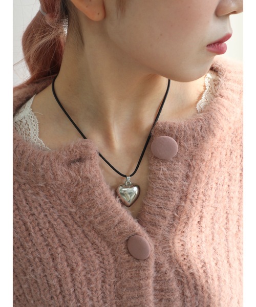 jumelle（ジュメロ）の「ハートチャームネックレス（ネックレス・レディース・シルバー・FREE）」の21枚目の写真