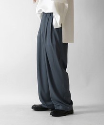 Confirm | 24SS【セットアップ対応】新色追加 ドレープとろみ リラックスイージー ワイドテーパードパンツ【Confirm】(その他パンツ)